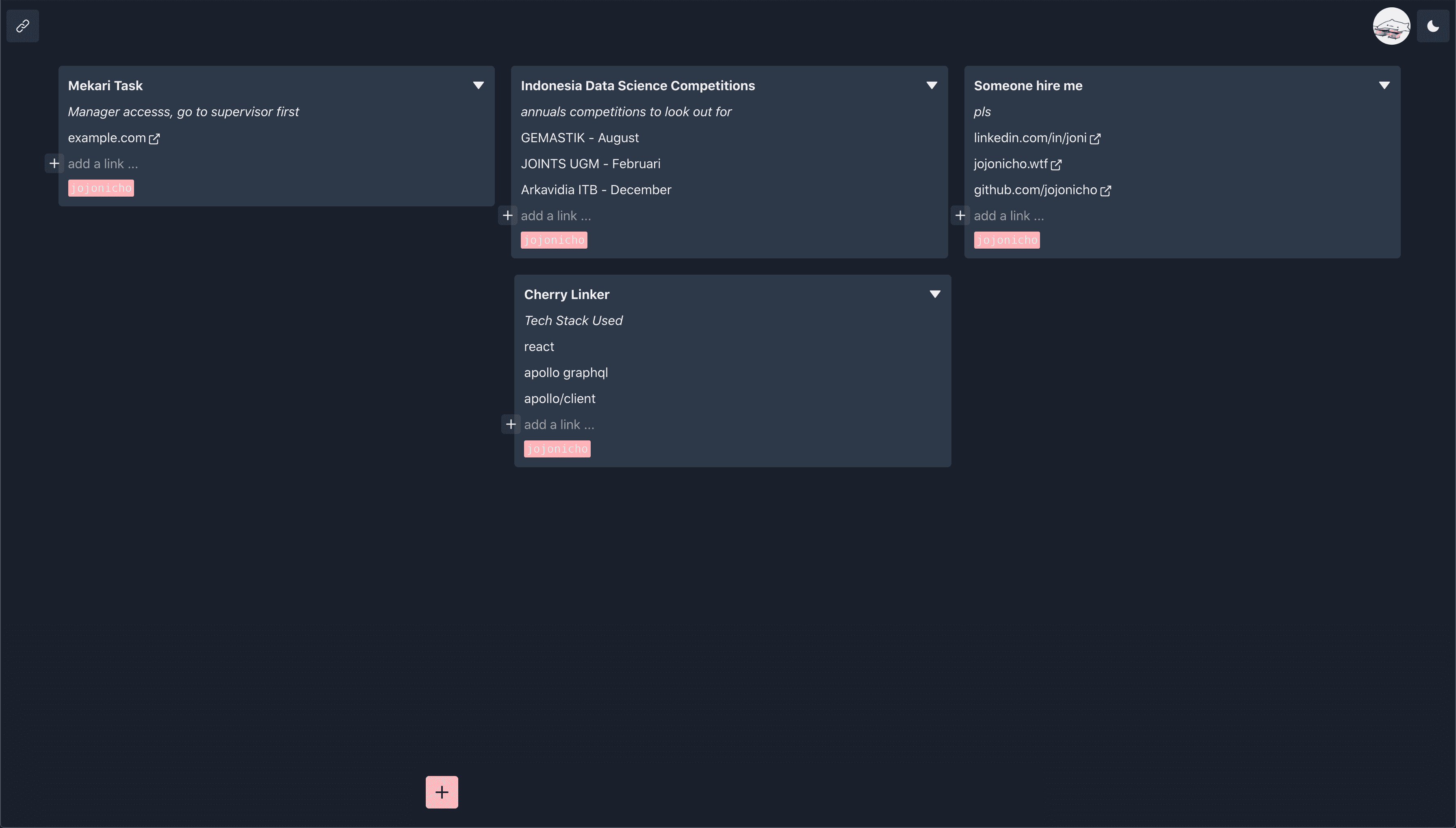 Linker! Notion/Google Docs Clone