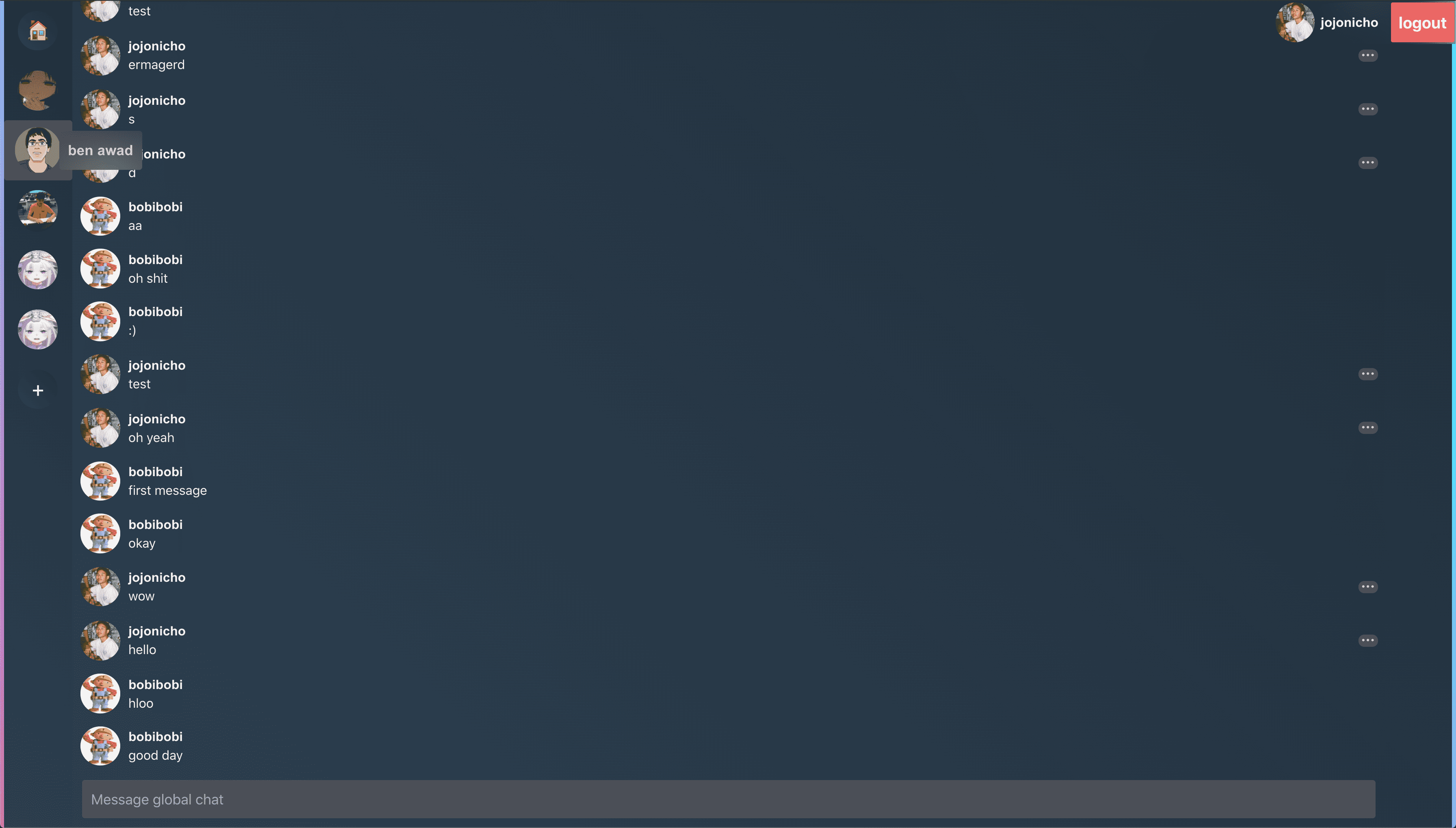 Distro! Discord Clone